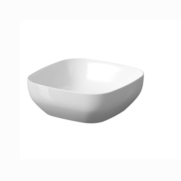 Cersanit Larga umywalka nablatowa kwadratowa 38 x 38 cm biała.