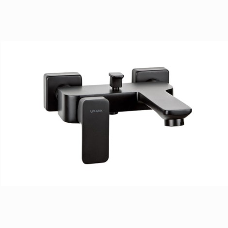 Valvex Loft Black bateria wannowa ścienna czarna.