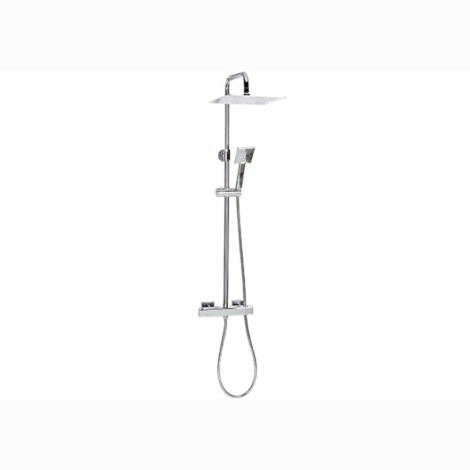 Valvex Cubus deszczownia z baterią termostatyczną chrom.