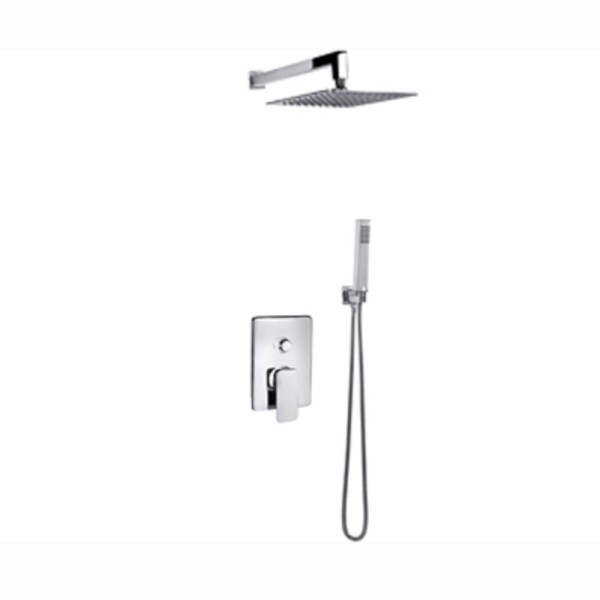 Valvex Carre Chrom deszczownia podtynkowa kwadratowa chrom.