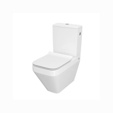 Cersanit Crea miska kompaktowa prostokątna z deska wolnoopadajacą Slim