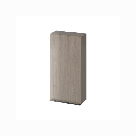 Cersanit Virgo szafka 40 cm szara z ucheytem czarnym