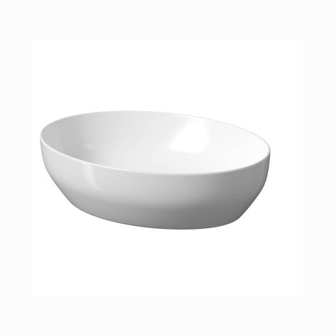 Cersanit Larga umywalka nablatowa elipsa 50 x 38 cm biała