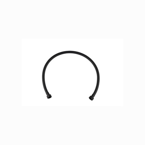 Invena Dark wąż natryskowy 80 cm czarny