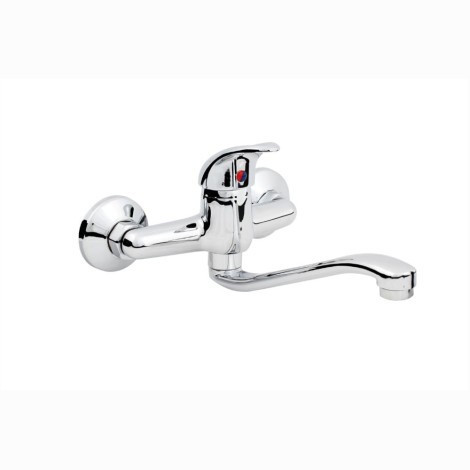 Hydroland Jowisz bateria zlewozmywakowa ścienna chrom.