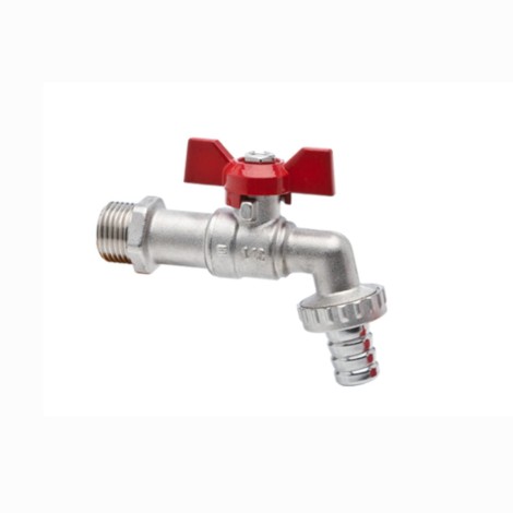 Valvex zawór kulowy czerpalny 1" niklowany.