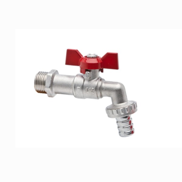 Valvex zawór kulowy czerpalny 1" niklowany.