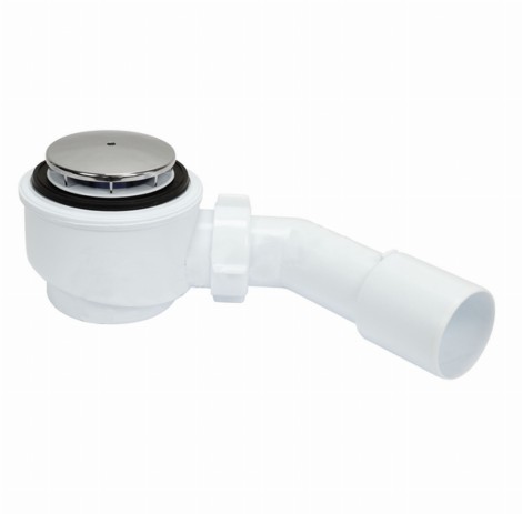 Tycner syfon brodzikowy niski Fi 50 chrom