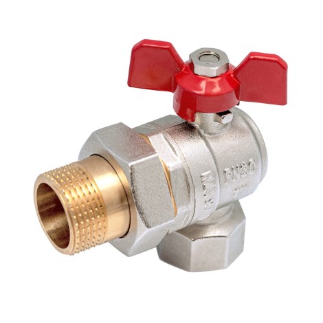 Perfexim zawór kulowy kątowy 1/2" ze śrubunkiem