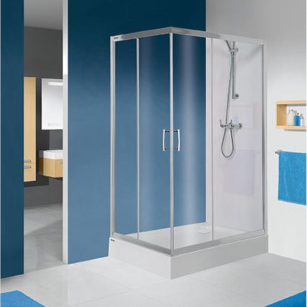 Sanplast KN/TX5B kabina prysznicowa narożna 80x90 cm szkło W0.