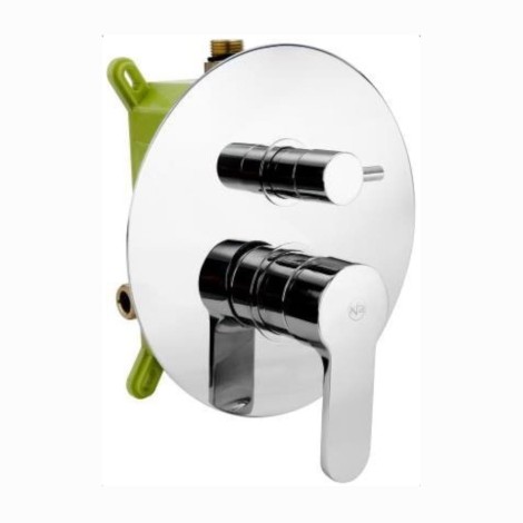 Kfa Hexa Ring bateria podtynkowa 3-drożna chrom