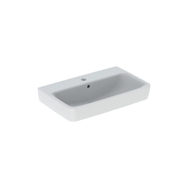 Geberit Selnova Compakt umywalka ścienna prostokątna 63x29cm