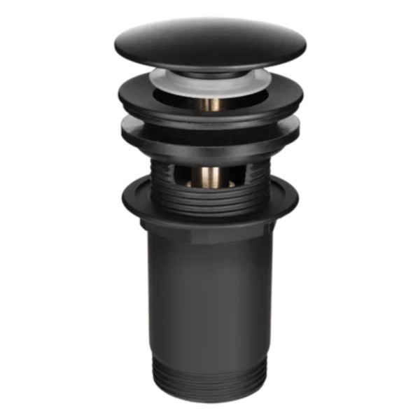 Laveo Korek klik-klak uniwesalny mosiądz czarny