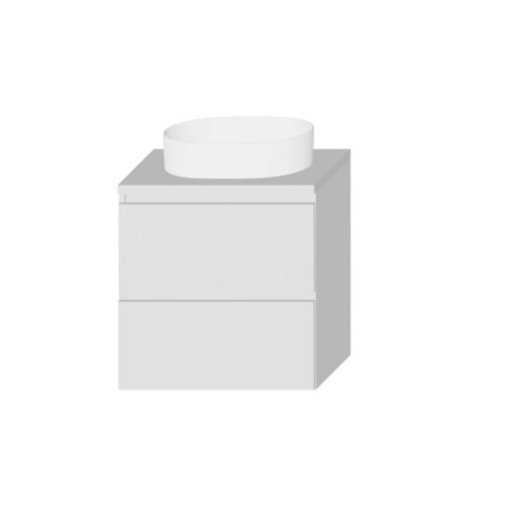 Widax Pera szafka podwieszana z blatem biała 60cm