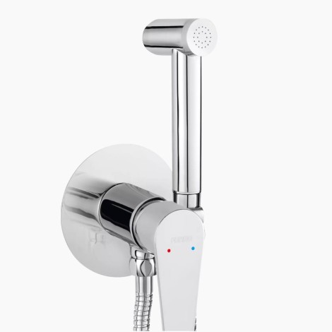 Ferro Algeo zestaw  bateria bidetowa podtynkowa chrom