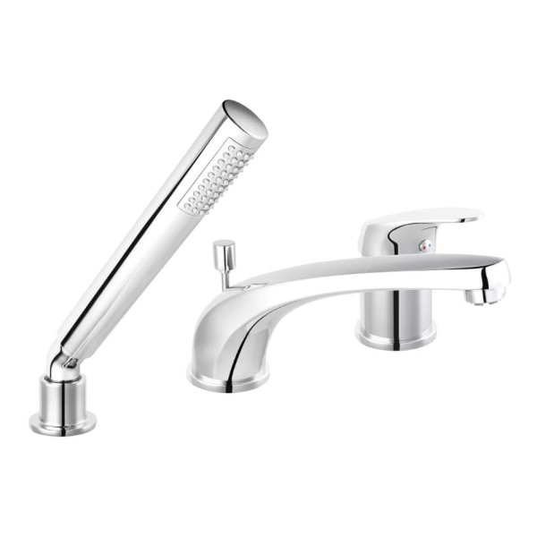 Ferro Ferro One Bateria wannowa 3-otworowa chrom