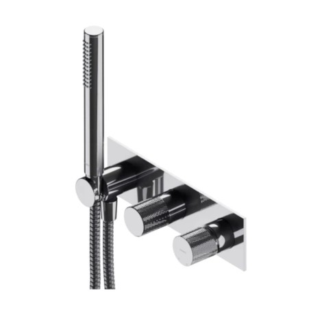 Omnires Contour bateria prysznicowo-wannowa podtynkowa chrom