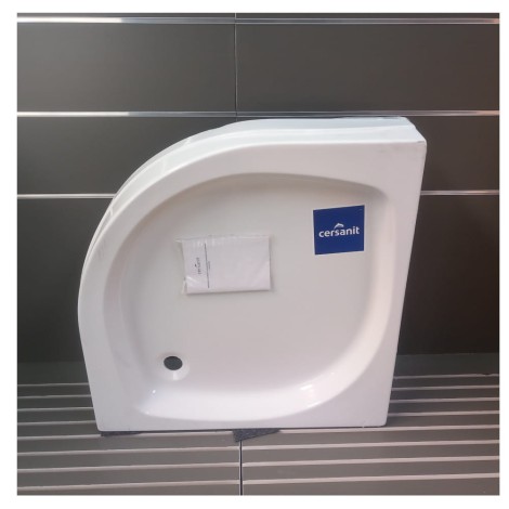 Cersanit brodzik półokrągły zintegrowany 80x80x8cm