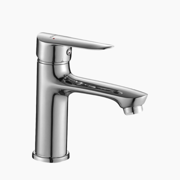 Kuchinox Cento bateria umywalkowa stojaca z korkiem klik-klak chrom