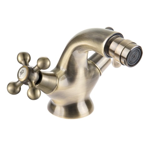 Kuchinox Stilo bateria bidetowa mosiądz antyczny