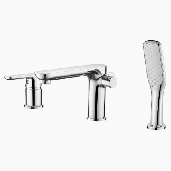 Kuchinox Dima bateria wannowa stojaca 3-otworowa chrom