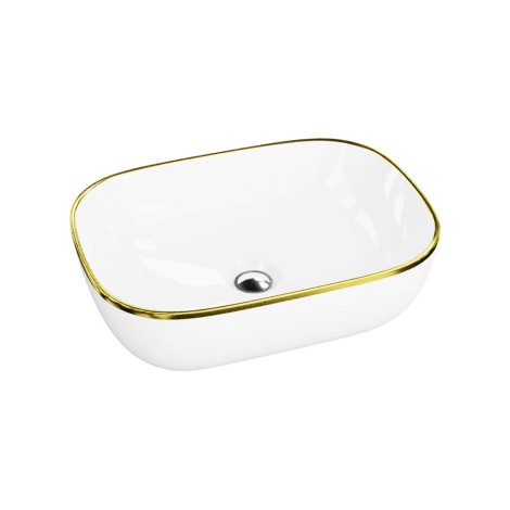 Lavita Costa Gold Line umywalka nablatowa 43x32,5