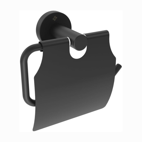 Deante Jasmin uchwyt z klapką na papier ścienny nero.