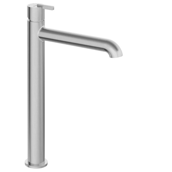 Deante Silia bateria umywalkowa z podwyższonym korpusem stal