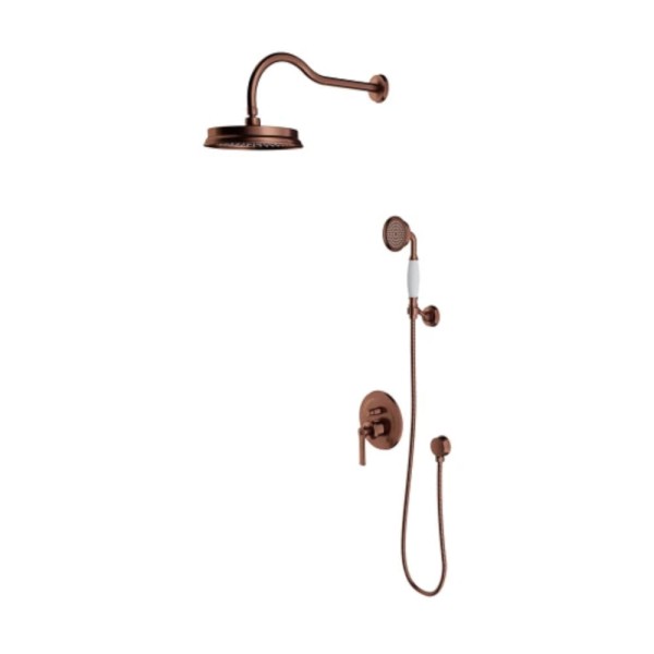 Omnires Armance system pryszniocowy podtynkowy miedź antyczna