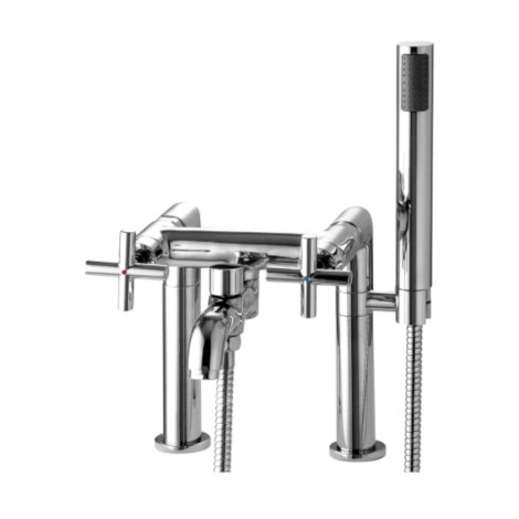 Omnires Modern bateria wannowa 2-otworowa chrom