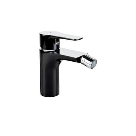 Valvex Dali Black Bateria Bidetowa Stojąca z Korkiem Spustowym