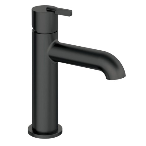 Deante Silia bateria umywalkowa stojąca czarna