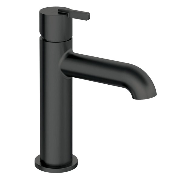 Deante Silia bateria umywalkowa stojąca czarna