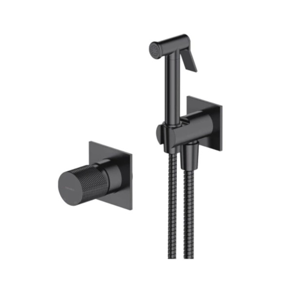 Omnires Contour system bidetowy podtynkowy antracyt