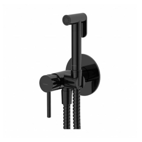 Omnires Y zestaw bidetowy punktowy podtynkowy 1-funkcyjny czarny