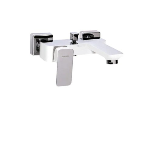 Valvex Loft White bateria wannowa bez natrysku biały-chrom