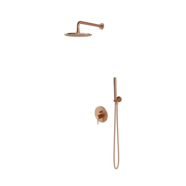 Omnires Y system prysznicowy podtynkowy miedź szczotkowana