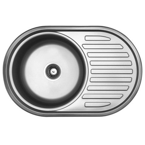 Kuchinox Faro zlewozmywak stalowy 1komorowy z ociekaczem gładki inox