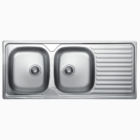 Kuchinox Orion zlewozmywak stalowy 2-komorowy inox