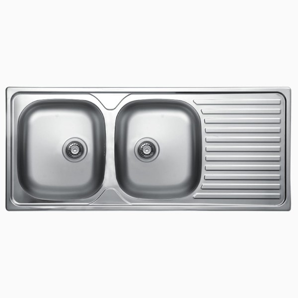 Kuchinox Orion zlewozmywak stalowy 2-komorowy inox