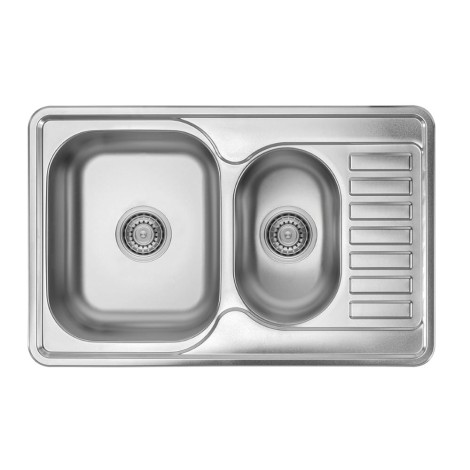 Kuchinox Junak zlewozmywak stalowy 1,5 komorowy inox