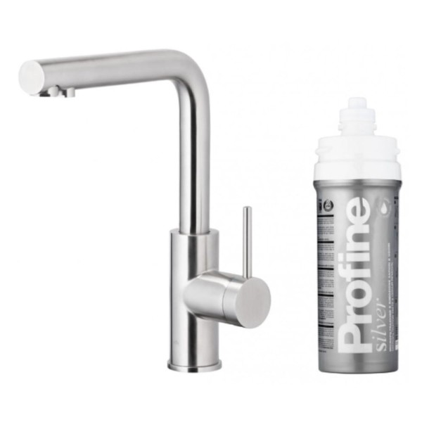 Kfa Duero Pure Basic bateria zlewozmywakowa z filtracją wody inox.