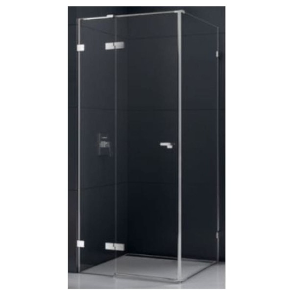 New Trendy Eventa prostokątna lewa chrom 80x100x200 cm