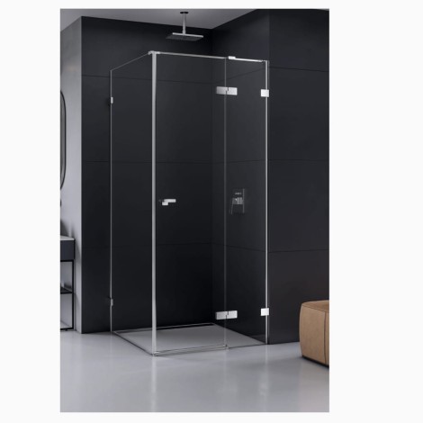 New Trendy Eventa kabina prostokątna prawa chrom 110x70x200 cm
