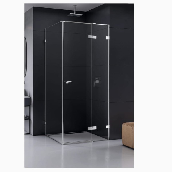 New Trendy Eventa kabina prostokątna prawa chrom 110x70x200 cm