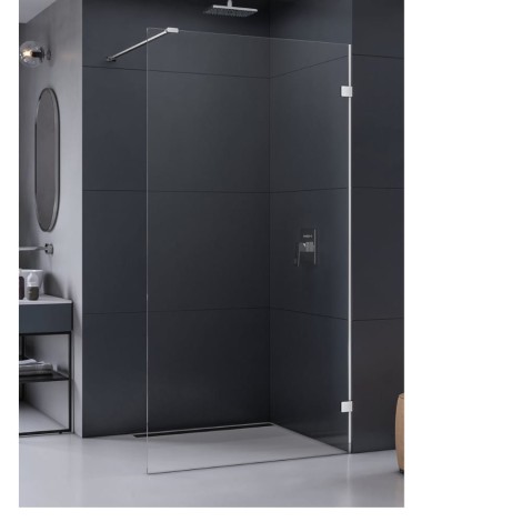 New Trendy Eventa walk-in 120*200 szkło przezroczyste chrom