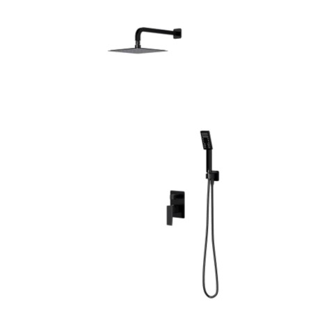 Omnires Parma kompletny system podtynkowy czarny