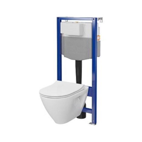 Cersanit Mille zestaw podtynkowy + miska zawieszana + deska wolnoopadająca