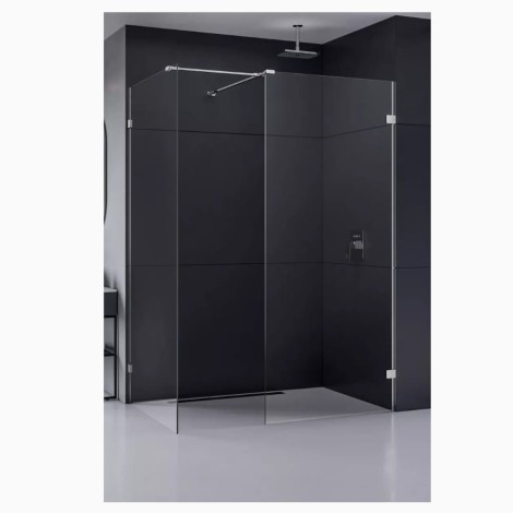 New Trendy Eventa walk-in U szkło 8 mm chrom 160x100x200 cm