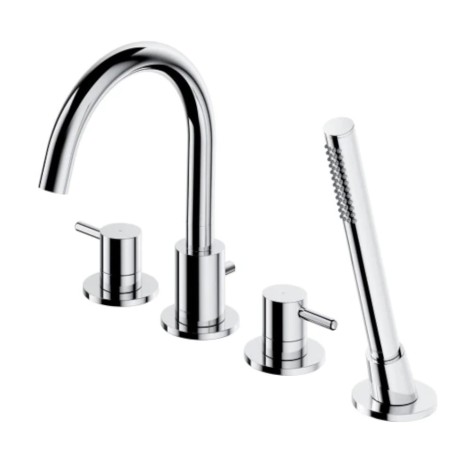 Omnires Y bateria wannowa 4-otworowa chrom